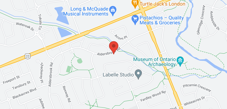 map of 105 (S 1) - 13415 LAKESHORE DRIVE S